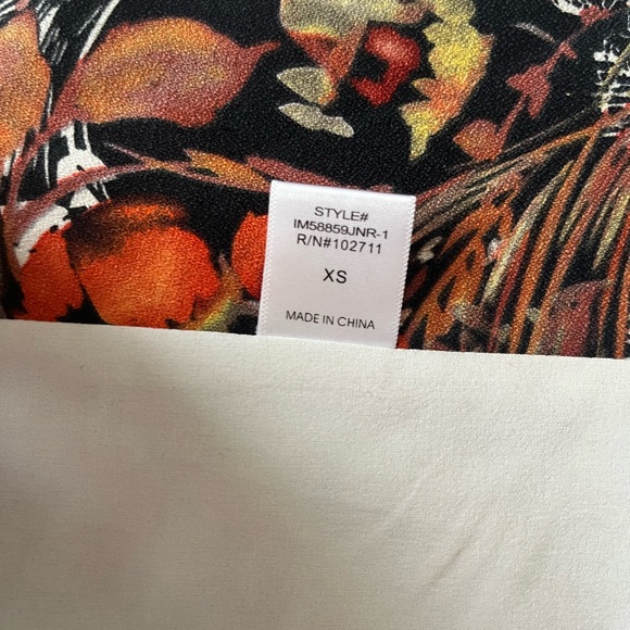 Long Floral Collarless Blazer Jacket - Picture 11 of 12